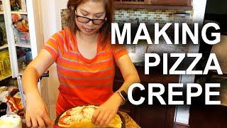 HOW TO MAKE PIZZA CREPE