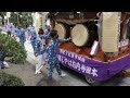 健田須賀神社夏季大祭　　　　結城夏祭り　　お囃子