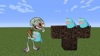 Insane Squidward Spawns Wither Harold