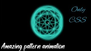 Amazing pattern loader animation css only || CSS tutorial #coding #css