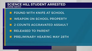 JCPD: Juvenile charged with assault, possessing knife at Science Hill High School