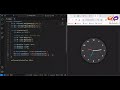 How to Create Analog Clock using HTML CSS and JavaScript ,