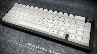 Xinmeng A66 Budget 65% aluminum keyboard | Gateron Pro Yellow V2