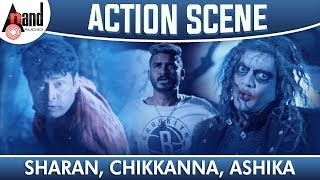 Arumugam Ravishankar | Sharan | Ashika Ranganath |  Chikkanna | Best Action Scene 2 | Raambo 2