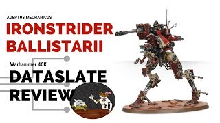 Warhammer 40k Ironstrider Ballistarii Adeptus Mechanicus Review