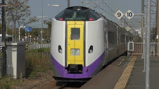 キハ261系1000番台 スーパーとかち2号 南千歳駅到着～発車