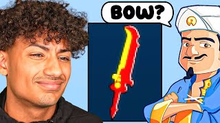 AKINATOR Guesses NEW Roblox Bedwars ITEMS..