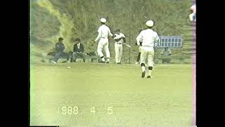 1988 04 05 市岡高校 VS 牧野高校