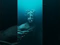 monster patung mengerikan didasar laut scary sea patung creepy horror hantu monster ghost