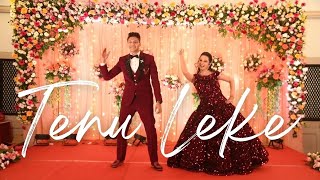 Bride and Groom Dance Performance on Engagement Ceremony | Tenu Leke | Abhishek and Megha