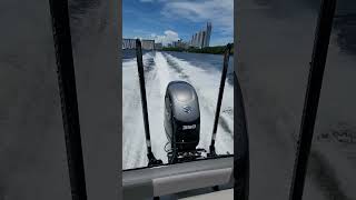 350hp Suzuki dual prop ripping it #shorts #shortvideo #miami