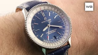 2018 Breitling Navitimer 1 Automatic 38 Calculator Bezel Chronometer (A17325211C1P1) Watch Review