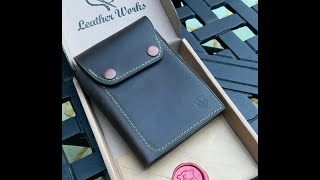 The Tool Wallet V1 by LW Leather Works in the UK