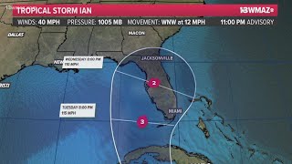 Friday 9/23 11 p.m. Tropical Update: T.S. Ian forms, forecasted to strike Florida as major hurricane
