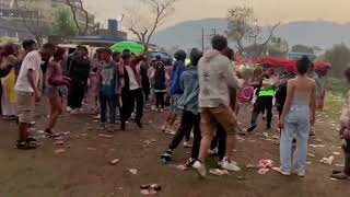 😱Pokhara Lakeside Holi Kanda