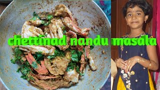 Chettinad nandu masala/செட்டிநாடு நண்டு மசாலா