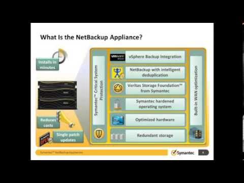 Symantec NetBackup Appliances Webinar - YouTube