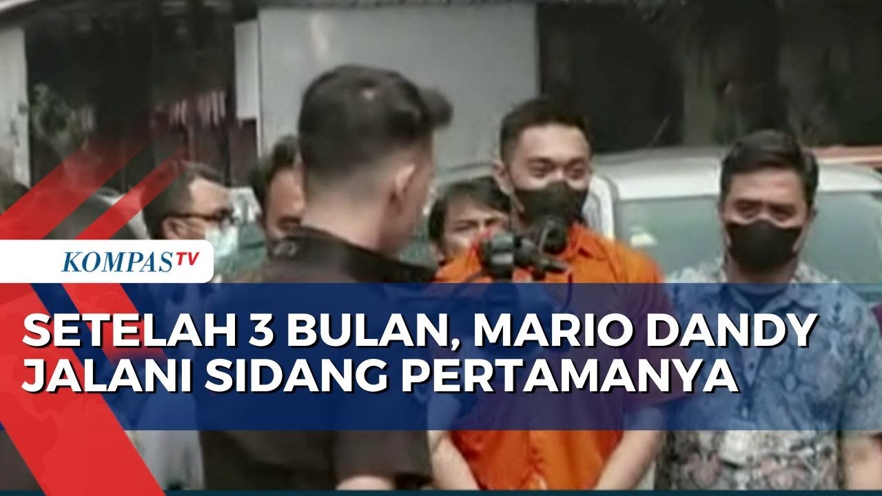 Babak Baru, Mario Dandy Jalani Sidang Perdana Di Pengadilan Negeri ...