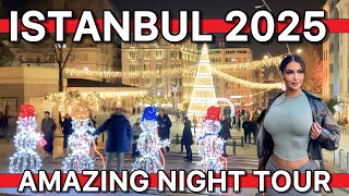 Turkiye🇹🇷Istanbul Jun 2025,Beyoglu şişhane ,Galata Tower in Amazing Nightlife Walking Tour |4K