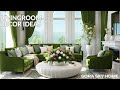 Interior Design | Luxurious Green Livingroom Decorating Ideas #luxelife #home