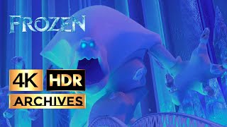 Frozen [ 4K - HDR ] - Elsa Creates Marshmallow, Chase Scene (2013)