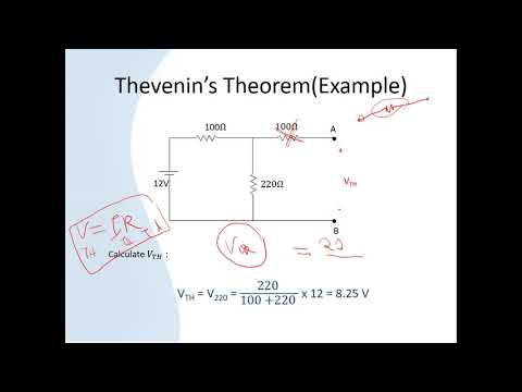 THEVENIN THEOREM - YouTube