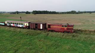 Nadmorska Kolej Wąskotorowa - film z drona (Polish narrow-gauge railway by drone)