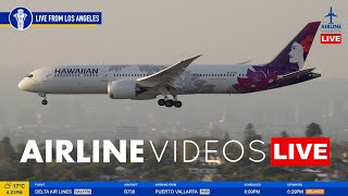 🔴LIVE LAX PLANE SPOTTING: Watch Arrivals and Departures