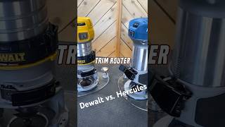 We put the new Hercules trim router up against the Dewalt DWP611. #router #freehand #woodcarving