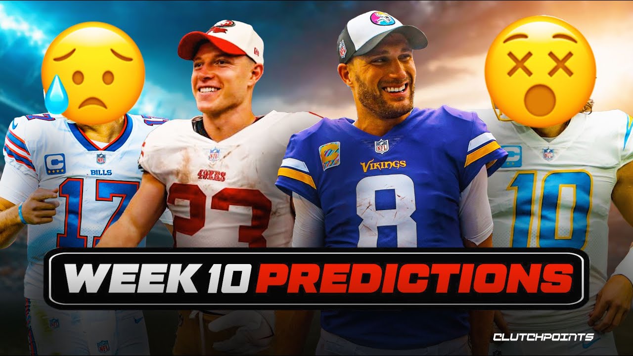 NFL Week 10 Predictions, Vikings Will BEAT The Bills, Dolphins SWEEP ...