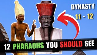 Every Middle Kingdom Pharaoh's FACE - Ancient's Egypt's Royalty Pt 2