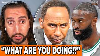 Nick Wright LIGHTS UP Stephen A. Smith for Jaylen Brown THREAT