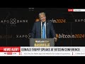 donald trump s bitcoin conference speech in full