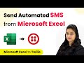How to Send SMS from Microsoft Excel | MS Excel to Twilio