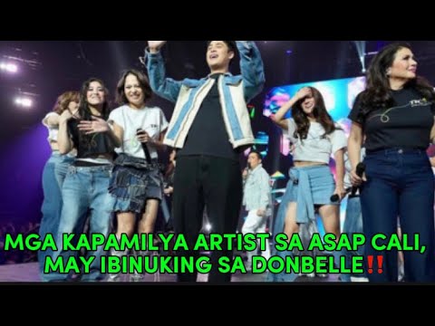 MGA KAPAMILYA ARTIST SA ASAP CALI, MAY IBINUKING SA DONBELLE‼️