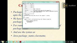 creating and executing user defined packages in java