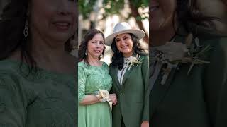 Obsessed with this boho disco wedding at Butler's Courtyard! #LoveWins #LoveisLove