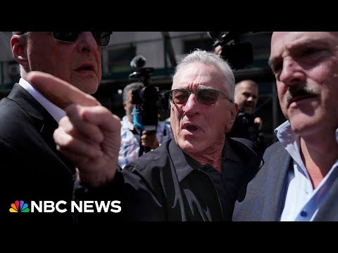 “You are gangsters!” : Robert De Niro confronts Trump supporters in New York