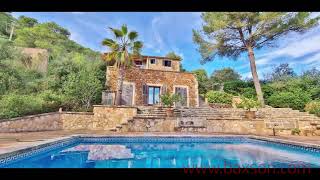 Beautiful stone finca in Es Carritxo baxson tour video ref 786