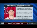 angels rookie pitcher reid detmers throws no hitter cbs sports hq