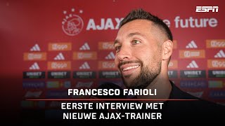 Nieuwe TRAINER AJAX Francesco FARIOLI gepresenteerd: "Johan Cruijff is mijn mentor" 👨‍🏫