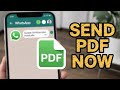 How To Send PDF Files on WhatsApp (Step-by-Step Guide)