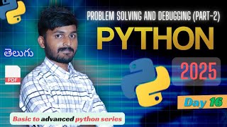 Day 16: Python Series - Arithmetic Operators, Problem Solving & Debugging (Part 2) | python language