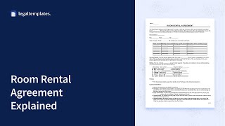 How to write a Room Rental Agreement