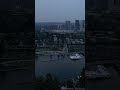 Bellevue Skyscrapers - Lake Washington in Evening - Meydenbauer Bay Park Seattle | Drone Aerial 4K