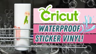 Is Cricut Waterproof Sticker Vinyl TRULY Waterproof? Watch \u0026 Find Out!