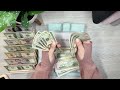 weekly cash unstuffing u0026 cash condensing taking money back to the bank cash envelope system