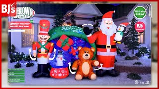 Gemmy 11.5FT SANTA GIFT SACK SCENE Airblown Inflatable Review! (BJ's Wholesale Club 2024 Exclusive)