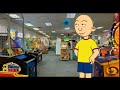 Caillou Skips School to go to Chuck E. Cheese | Grounded