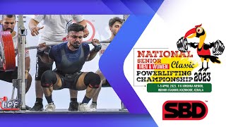 National Senior Classic Powerlifting Championship 2023 -  83kg Men - Squat